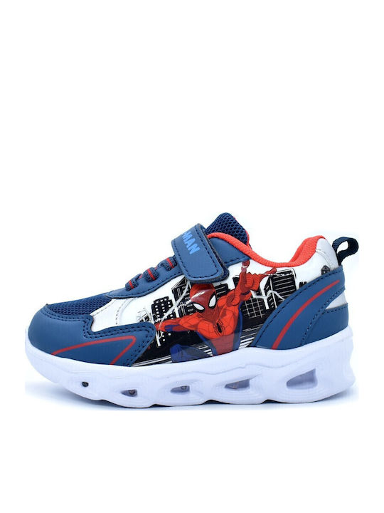 Kids Sneakers Anatomic with Scratch & Lights Blue