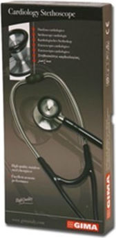Gima Cardiologie Stetoscop cu două capete Burgundy
