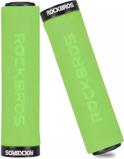 Rockbros BT1001GNBK Bicycle Handlebar Grips in Green Color