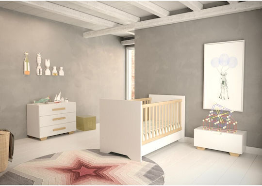 Βρεφικο Κρεβατακι Ναταλια Απο Mdf 83x147x92cm