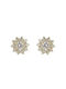 18 Carat Gold Eaxr33620g Rosette Earrings 18 Carat Gold Earrings