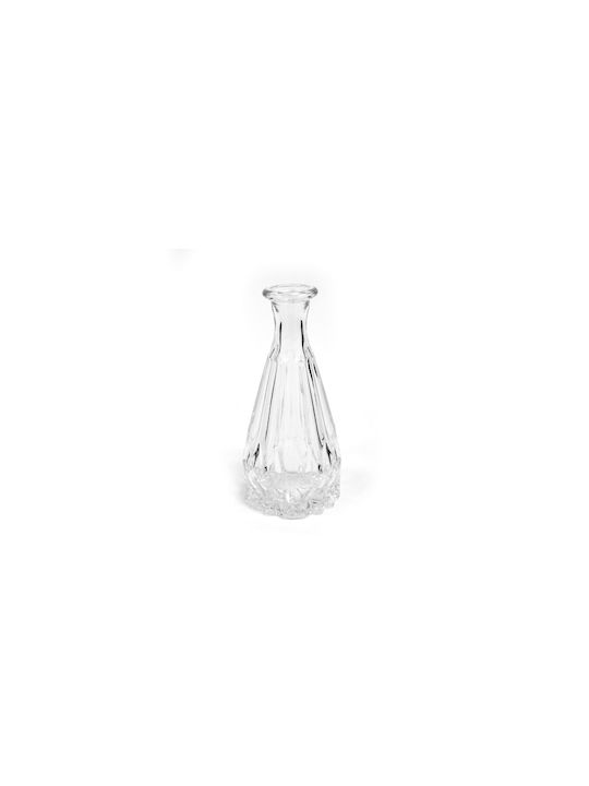 Decorative Vase Transparent 7x7x14.5cm