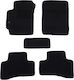 Autopataki Set of Front and Rear Mats 5pcs for Suzuki Grand Vitara 2005-2015 Black
