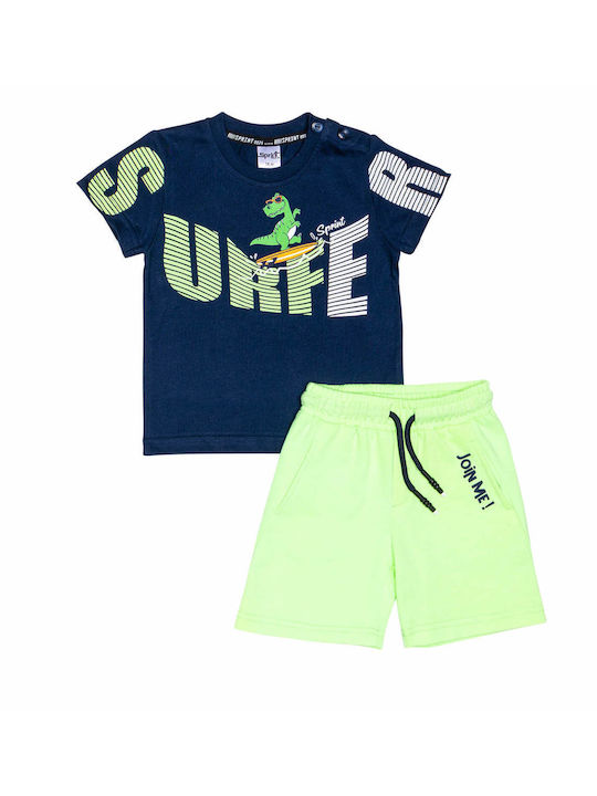 Sprint Kids Set with Shorts Summer 2pcs Blue