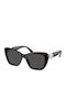 Swarovski Feminini Ochelari de soare cu Negru Cadru și Negru Lentilă SK6018 100187