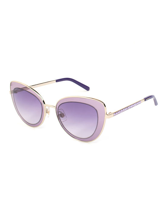 Swarovski Women's Sunglasses with Purple Frame and Purple Gradient Lens SK0144 72Z