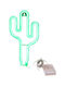 Decorative Lamp Cactus Green