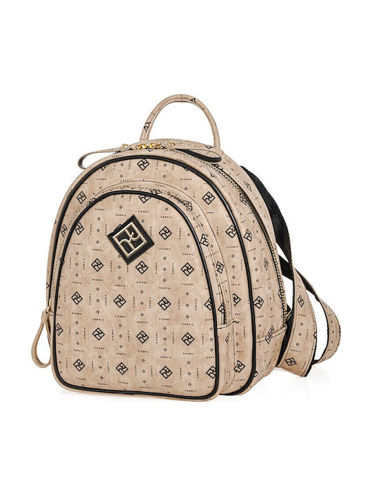 Pierro Accessories Дамска Чанта Раница Бежова