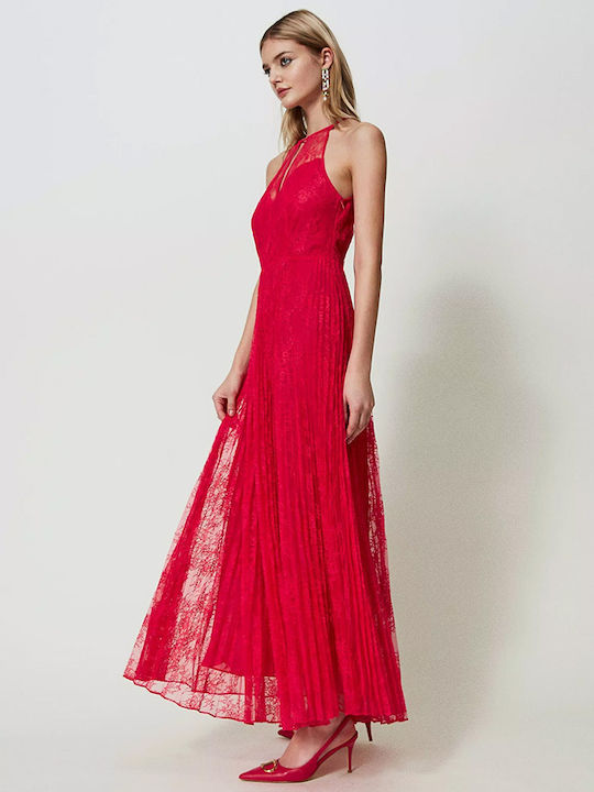 Twinset Maxi Φόρεμα Ροζ