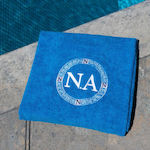 Nikos Apostolopoulos Beach Towel Cotton Turquoise 160x80cm.