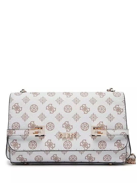 Guess 4g Peony Geantă de damă Crossbody Albă