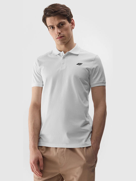 4F Polo T-shirt Λευκό