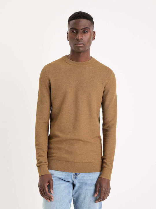 Celio Men's Sweater Brown