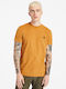 Timberland T-shirt Bărbătesc cu Mânecă Scurtă Wheat Boot