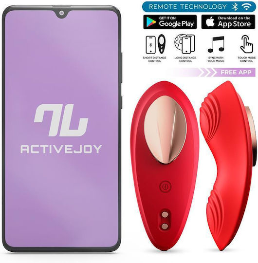 Vibrator for Couples with Remote Control Red