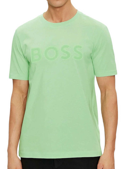 Hugo Boss Herren T-Shirt Kurzarm Grün