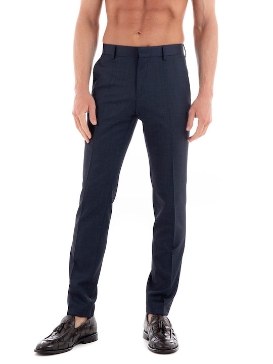 Hugo Boss Men's Trousers in Slim Fit Blue