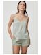 O'neill Damen Sommer Bluse Baumwolle Ärmellos Gray