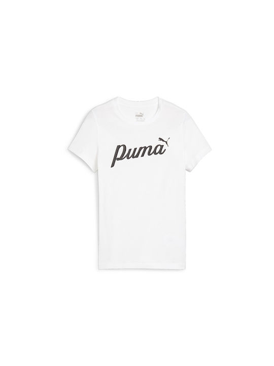 Puma Tricou pentru copii Alb