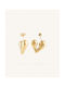 StanStefan Earrings made of Steel Gold Plated