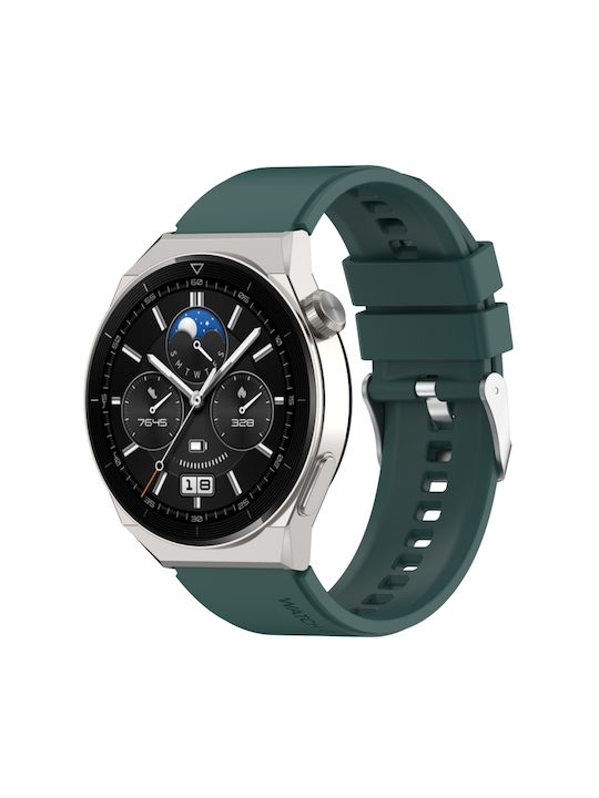 Λουράκι Σιλικόνης Πράσινο (Huawei Watch GT3 (42mm)Honor Magic Watch 2Realme Watch 2)