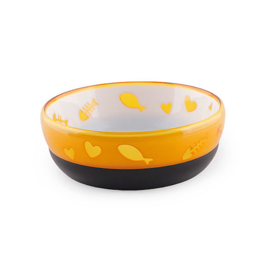 All For Paws Love Plastic Bowl Food & Water for Dog & Cat 300ml 11cm (Various Colors)