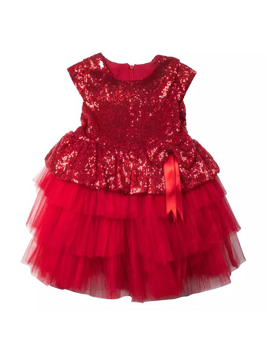 Online Παιδικό Φόρεμα Κόκκινο