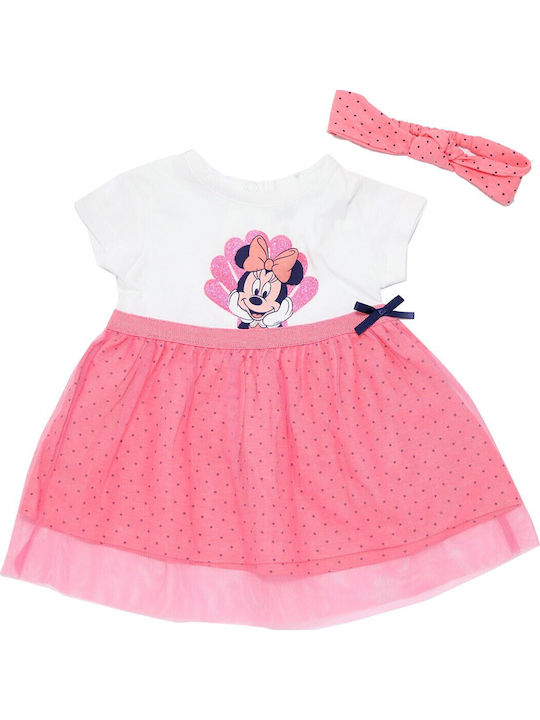 Disney Minnie Παιδικό Φόρεμα Τούλινο Σετ με Αξε...