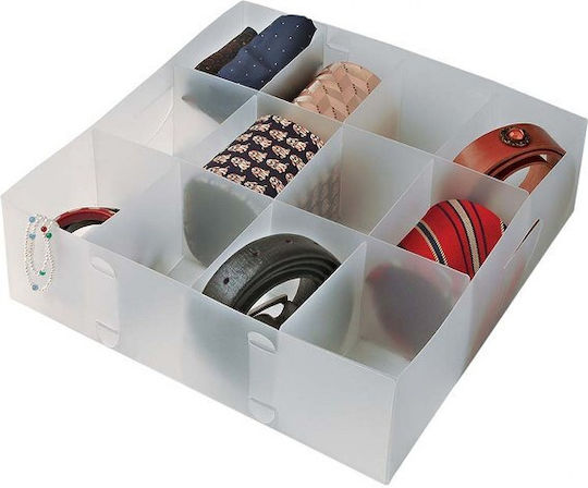 Ordinett Aufbewahrungsbox für Krawatten / Gürtel 31x31x10cm 1Stück