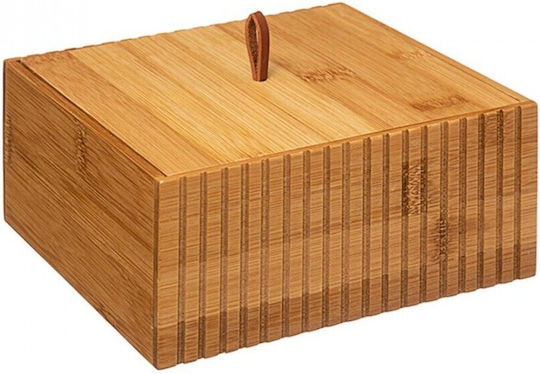 Atmosphera Vază Utilizare Generală Cu Capac Lemn Maro 15x7x15cm Atmosphera Vază Utilizare Generală Cu Capac Lemn Maro 15x7x15cm
