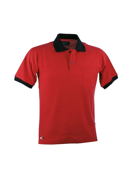Cofra Martinique Herren Polo-Arbeitshemd Rot