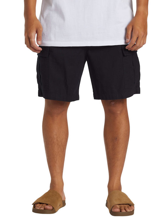 Quiksilver Taxer Ανδρική Βερμούδα Cargo Black