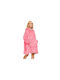Velvet Blanket with Sleeves 74x87cm Dark Pink