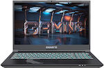 Gigabyte G5 MF5 15.6" FHD 144Hz (Kern i7-13620H/16GB/512GB SSD/GeForce RTX 4050/Kein Betriebssystem) (US Tastatur)