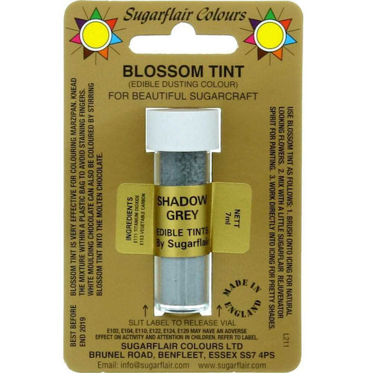 Farbpuder Grau Schatten Grau 7ml Sugarflair