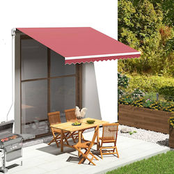 vidaXL Awning Fabric Red with PU Coating 3.5x2.5m vidaXL Awning Fabric Red with PU Coating 3.5x2.5m