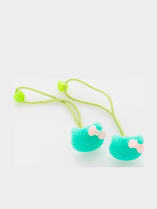 Elastic Copii Kitty Verde