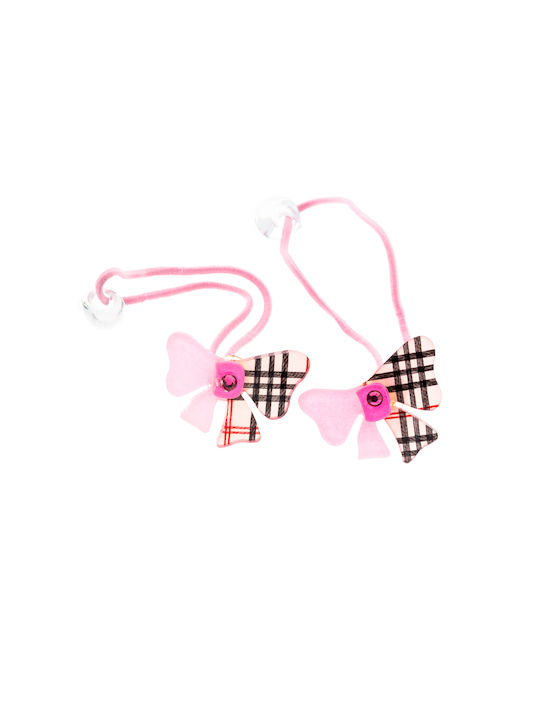 Kids Hair Tie Pink 3022-2-Ροζ