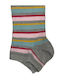 Admas Women's Patterned Socks Gray