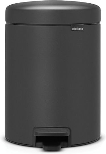 Brabantia Metallisch Badezimmer Mülleimer 5Es Gray
