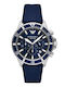 Emporio Armani Diver Men's Watch 43mm Chronograph Battery with Blue Fabric Strap