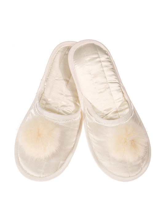 Amaryllis Slippers Bridal Women's Slippers in White color