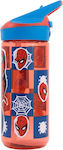Plastic Bottle 620ml With Spout Spiderman Midnight Flyer 74797