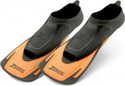 Zoggs Energy Short Swimming Flippers Orange