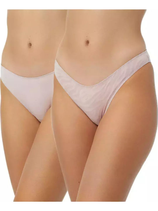 Minerva Fimele Rio Women's Slip 2Pack Pink