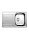 Blanco Tipo 45 S Compact 513441 Drop-In Мивка Inox Ш78xД50см Сив