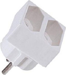 Bachmann T-Shaped Wall Plug 2 Sockets