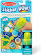 Melissa & Doug Children's Craft Sticker WOW! Activity Book with Sticker Stamp, Turtle for Children 3 Years Kelp