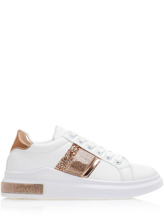 Tsoukalas Γυναικεία Sneakers Λευκά