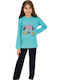 Wiembi Kinder Schlafanzug Winterlich Pink